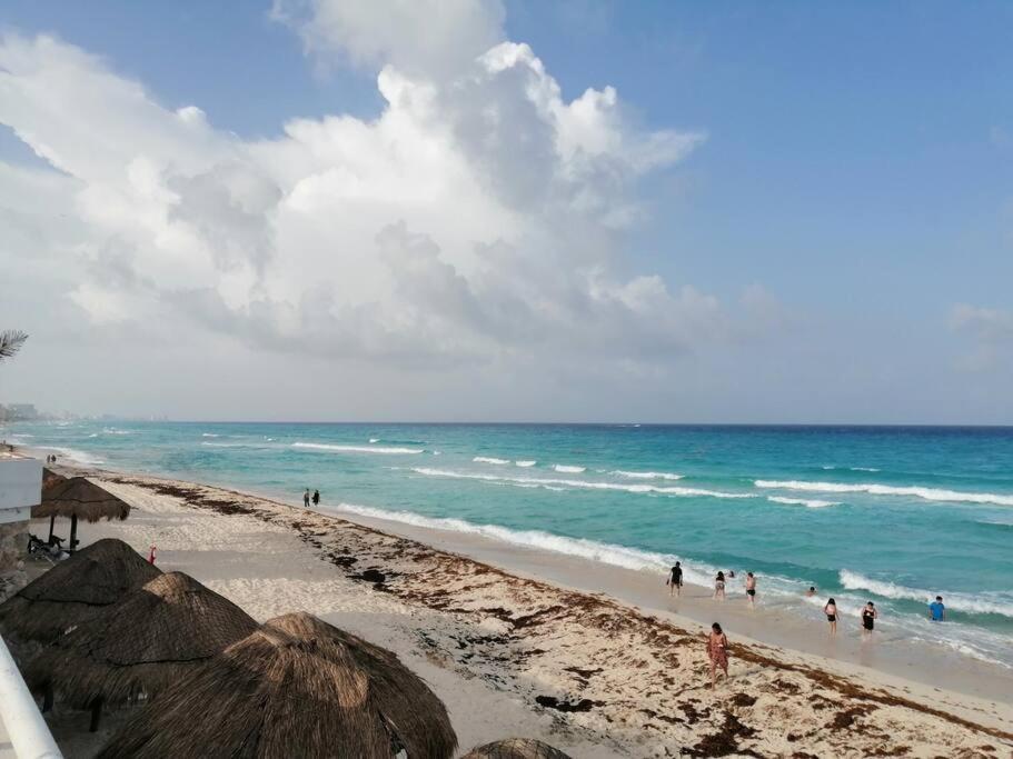Placentero Depa En Mar Caribe! Cancún Esterno foto